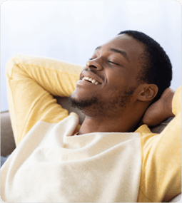 man smiling