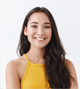 woman smiling